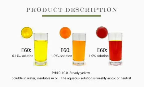 Gardenia Yellow Powder Water Soluble Effect Gardenia Yellow Powder Water Soluble Effect